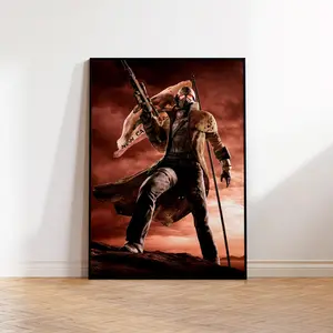 Fallout New Vegas Game Poster, Fallout Welcome to New Vegas Game Decor Posters - Frame NOT Included