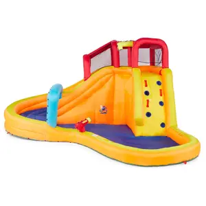 Banzai Kids Inflatable Outdoor Adventure Water Park Slide and Pool