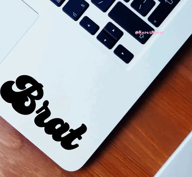 Brat Vinyl Decal Sticker For Laptops, Tumblers, Walls, Car