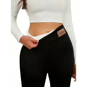 chic me leggings Women's Winter Thickened Fleece Lining Belly-lifting Buttock-lifting High Waist Yoga Pants, Suitable For Outdoor Fitness And Soft Leggings