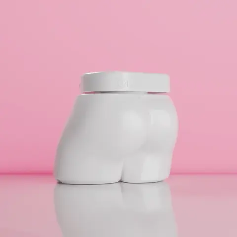 One Sol Booty Bottle Container Only Reusable Washable Portable Drinkware for Creatine Plus Refillable Tumbler Mug