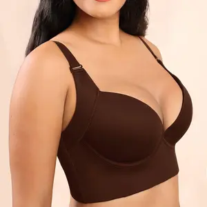 FeelinGirl Women's Underwire 1-Piece Bra - Nylon, Adjustable, Smooth, Hook-and-Eye Closure, Comfortable Everyday Basic Underwear for Parties, Hand Wash Only