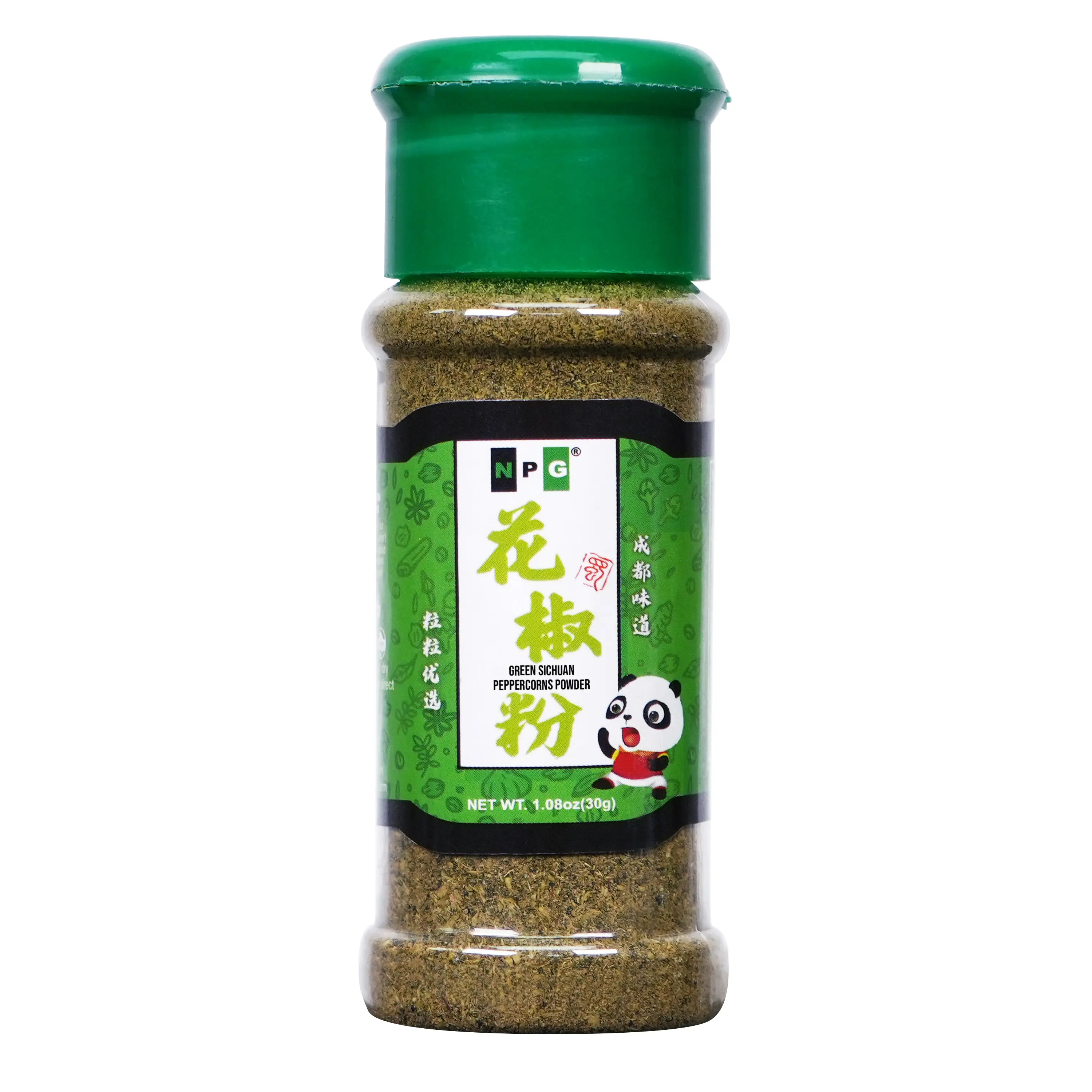 NPG Premium Szechuan Green Peppercorns Powder 1.08, A Mouth-numbing Spice for Kung Pao Chicken, Tofu, and Chinese Cuisine Flavor Natural Asian Spice