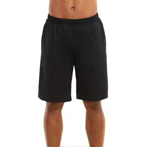 Men’s Athletic Shorts Running with Pockets Drawstring S-3XL Regular Big & Tall Solid Elastic Waist Training Gym Workout Sports Bottoms Menswear