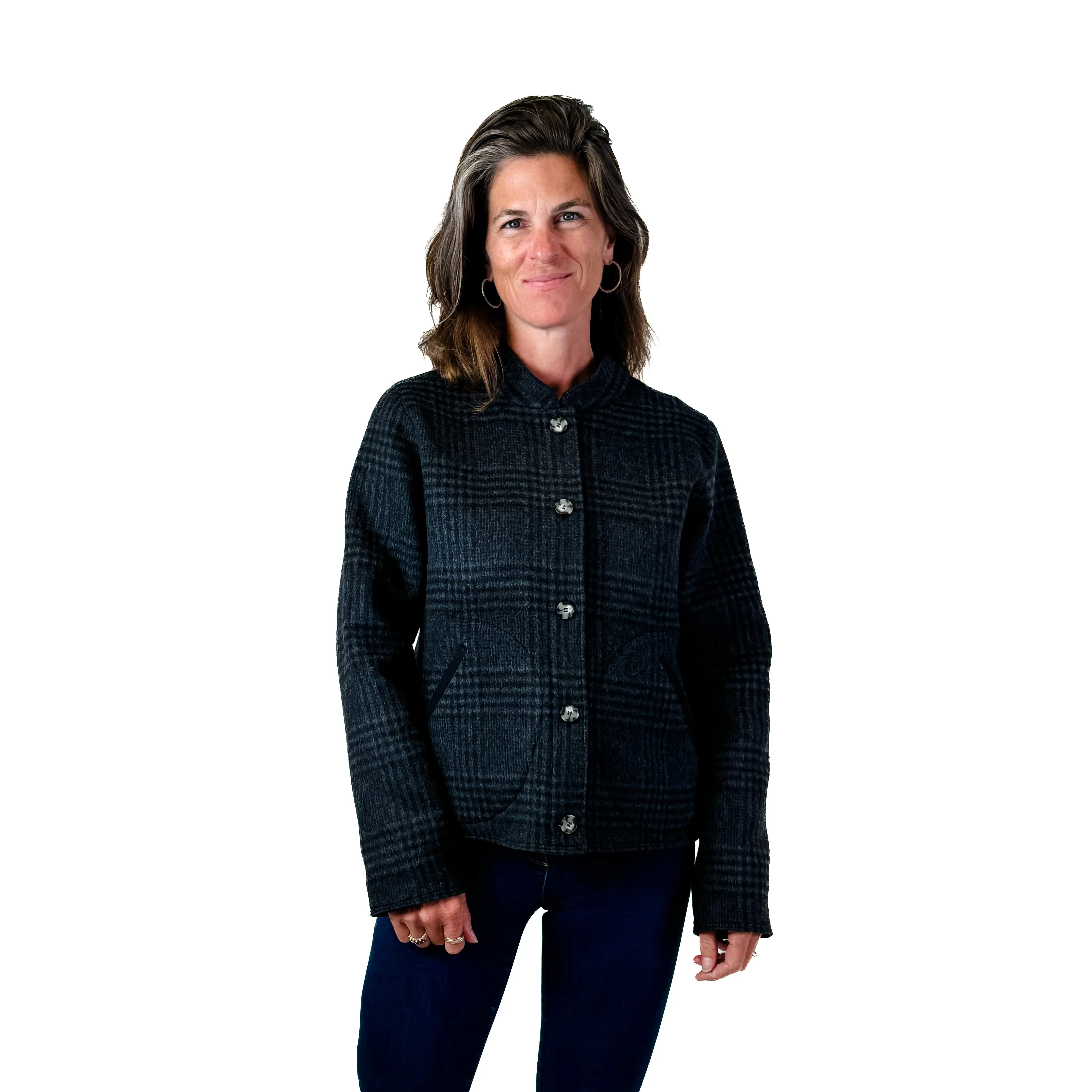 Women's Reversible Wool Shacket