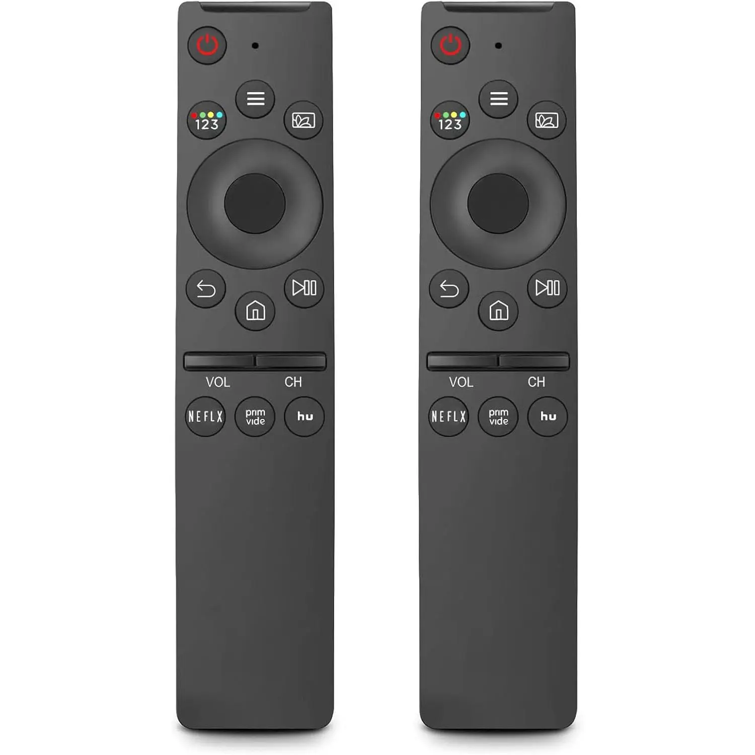 (Pack of 2) Replacement Remote Control for Samsung TV, Compatible for All Samsung TV LED QLED UHD SUHD HDR LCD Frame Curved Solar HDTV 4K 8K 3D Smart TVs