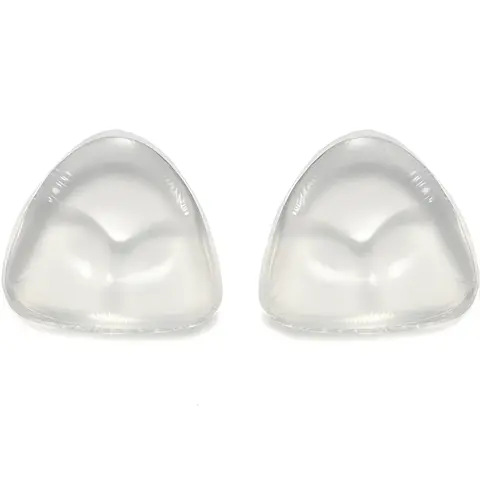 Invisible Push Up Silicone Inserts for Small Bust, Thick Clear Smooth Silicone Bra Pads for Casual Dresses and Wedding Gowns, Balconette Style Full Support Underwear, Bra Inserts Padding