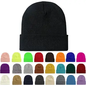 Ruqizhi Beanie Hats for Men Women Slouchy Beanie Hats Winter Knit Cuffed Beanie Soft Hat
