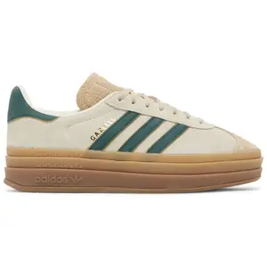 adidas Gazelle Bold Cream White Women's Fashion Shoes New