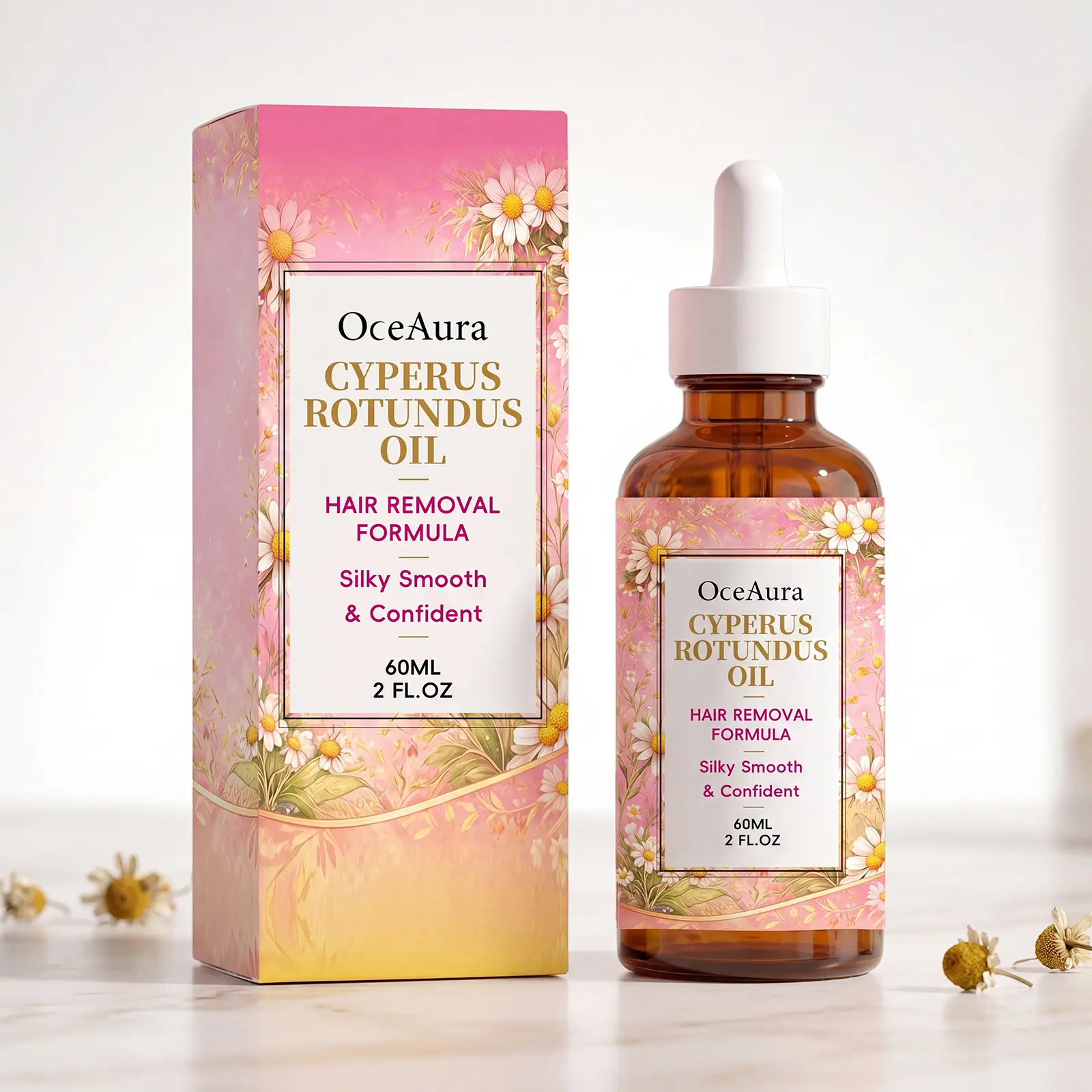 Cyperus Rotundus Hair Removal Oil Soothing Hydrating Body Care