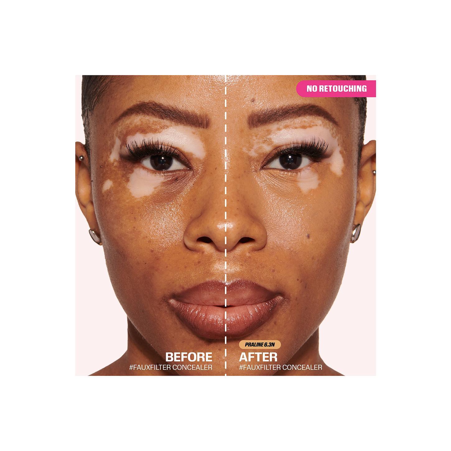 Huda Beauty Faux Filter Luminous Matte Concealer in Praline 6.3