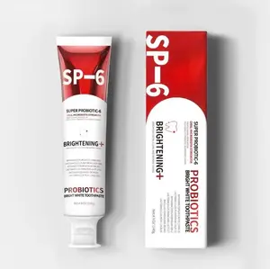 2026 Upgrade SP-6 Probiotic Whitening Toothpaste, for Teeth Whitening and Gum Health, Enhanced Formula with 6 Probiotics, Fluoride-Free, Minty Fresh Flavor, 4.9 oz