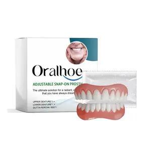 Oralhoe Silicone Denture Repair Set, Everyday To Enhance The Beauty Of Smile Comfortable Material Modification Teeth Kit