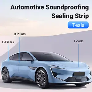 Applicable to Tesla modely3/Y whole vehicle seal stripsound insulation and noise reduction door shockabsorption water barrier strip modification accessories