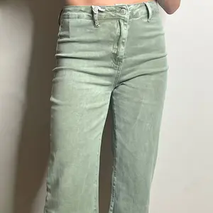 Zenana Olive Raw Hem Jeans