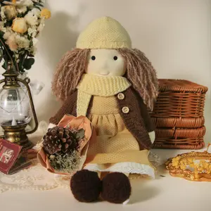 Handmade Waldorf Rag Doll (12") - Personalized Kids Birthday Gift, Soft Plush with Beautiful Box | Collector Toy