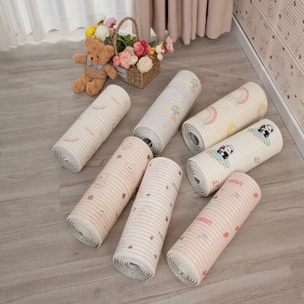 1 roll self-adhesive 3D cartoon wall sticker, anti-collision foam wallboard, 10mm thick version, 15.5x78.74 self-adhesive wall skin, suitable for all indoor places