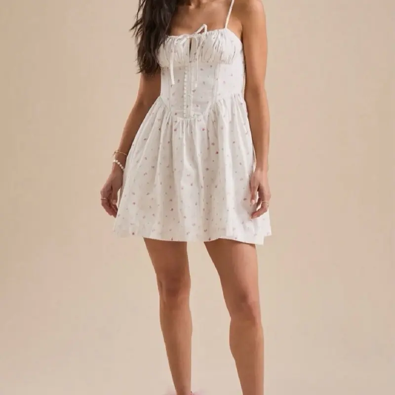 ruffle maxi dress white Matilde White Ruffle Detail Maxi Dress