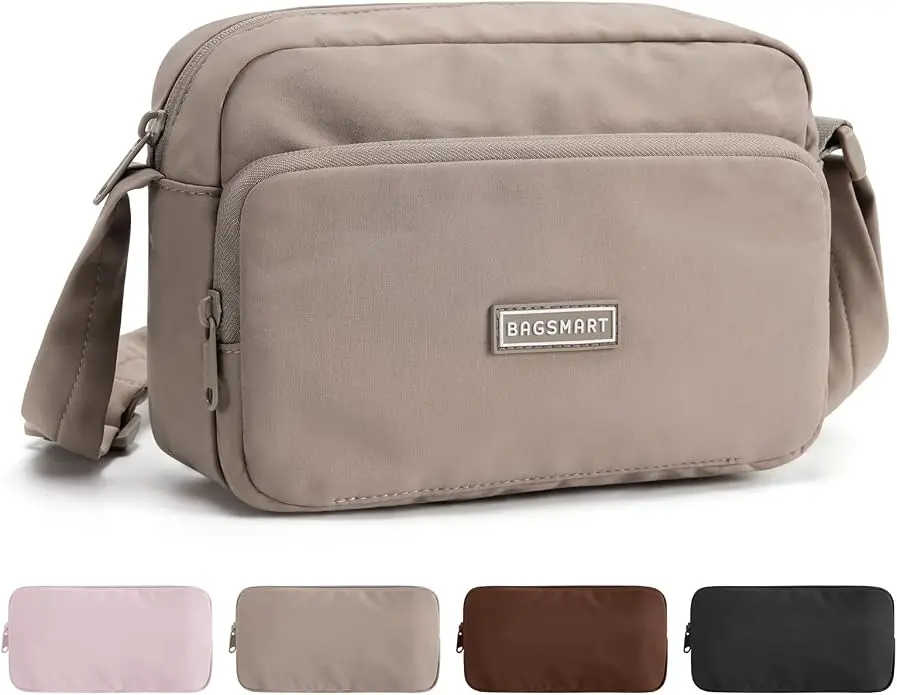 Foldable Crossbody Bags for Women, Small Travel Purses Hobo Bag | 2.4L mini for daily travel campus, water-resistant sling bag, cute travel purse, classic shoulder bag