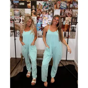 The Richland Jumpsuit- Turquoise