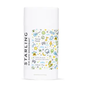 Starling Force Field Kid's Aluminum-Free Deodorant - Natural Scent with Orange Fir & Vanilla Essential Oils - 2.65 oz