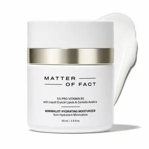 MATTER  OF FACT Minimalist Hydrating Moisturizer with Pro Vitamin B5, Liquid Crystal Lipids and Centella Asiatica, Lightweight Daytime Face Cream for Moisture Barrier Support, 50ml / 1.6 Fl Oz