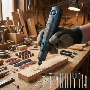 Professional Mini Electric Engraver Pen: High-Speed USB Charging Grinder Kit for Polishing, Carving & DIY Metalwork. Durable Handheld Jewelry Tool for Gemstone, Model Making & Home Repair. Portable Precision Crafting Device.