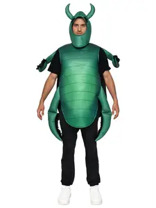Green Gothic Beetle Costume Insect Costume Unisex Adult Halloween Party Cosplay Stage Performance Costume Disguise Costume 2026