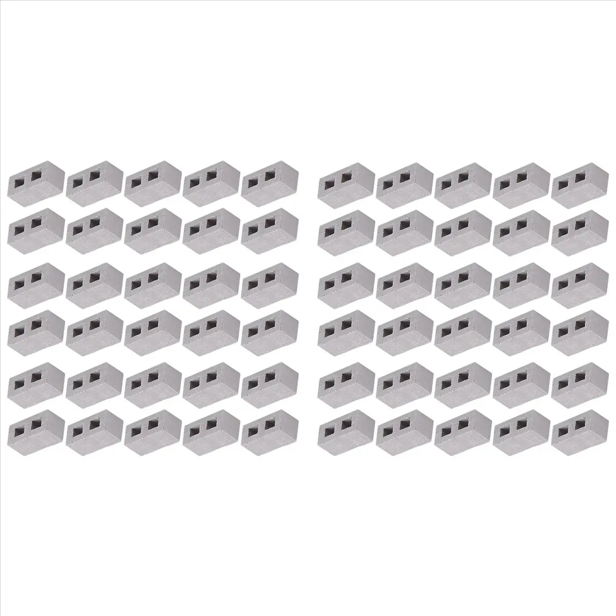 60 Packs Cinder Blocks 1/12 Scale Mini Bricks Concrete Miniature Bricks Tiny Landscaping Dollhouse Accessories