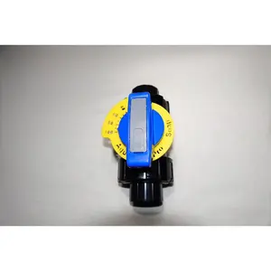 Union Ball Valve – Adjustable Dial Handle