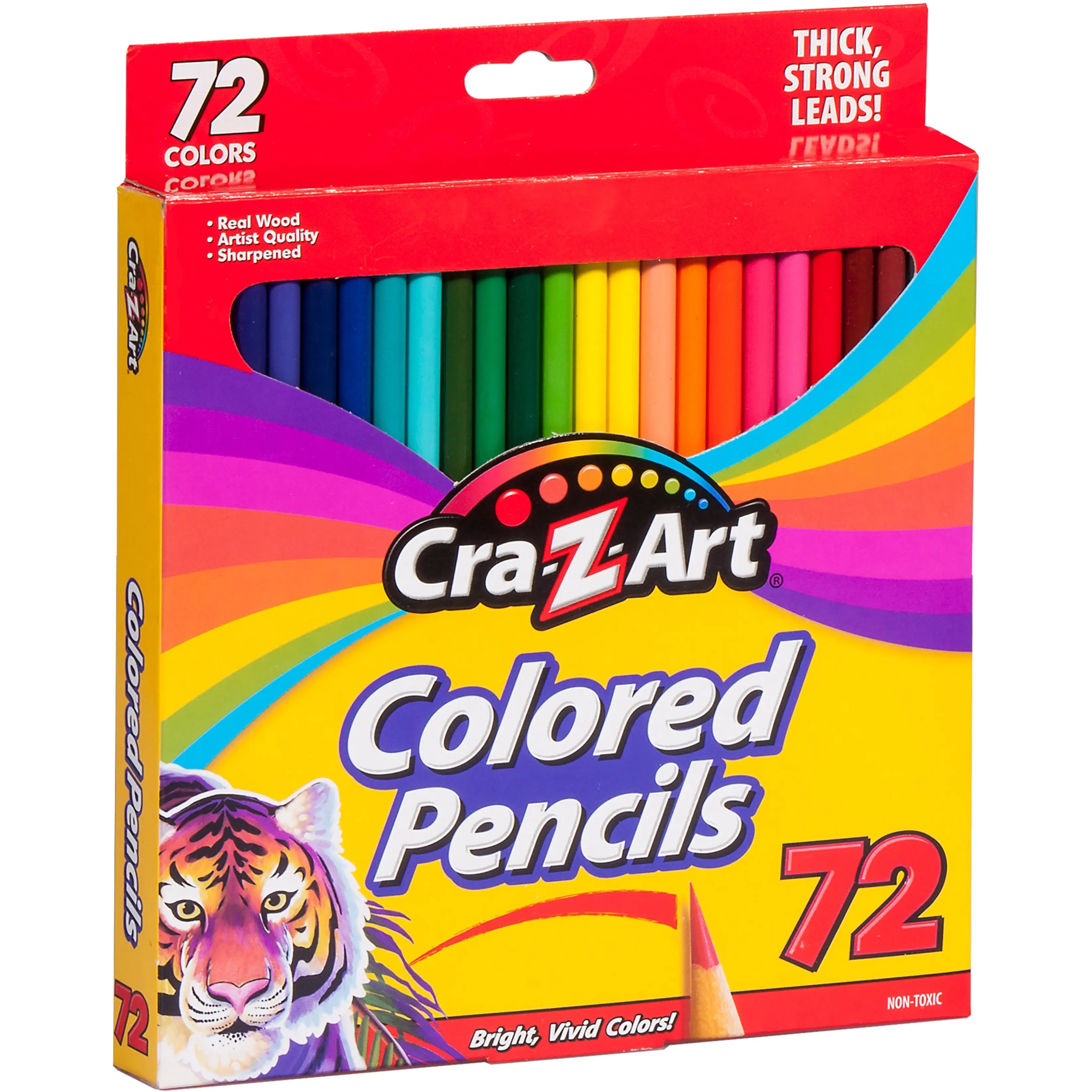 Cra-Z-Art Classic Colored Pencils, 72 Count, Assorted Colors