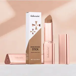Cream Bronzer Contour Stick, Waterproof and Blendable, Long-Lasting 2-In-1 Makeup Stick, Precision Tip, Buildable Coverage, Moisturizing, Face Contour