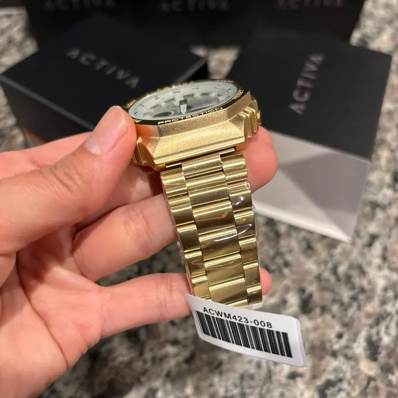 Activa X Invicta Digital Unisex Watch - 45.5mm, Gold  display picture 3