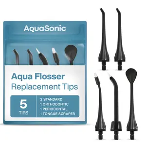 AquaSonic Aqua Flosser Replacement Tips, Water Flosser Replacement Tips, Oral Irrigator