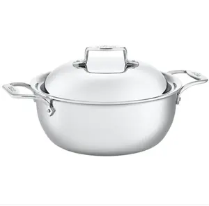 Allclad 5.5 Quart Stainless Steel Dutch Oven