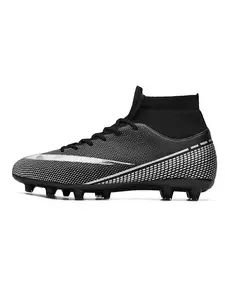 Men's Professional Football Shoes, Unisex Artificial Grass Sports Shoes, Indoor Outdoor Track and Field Competition, Sporty Style