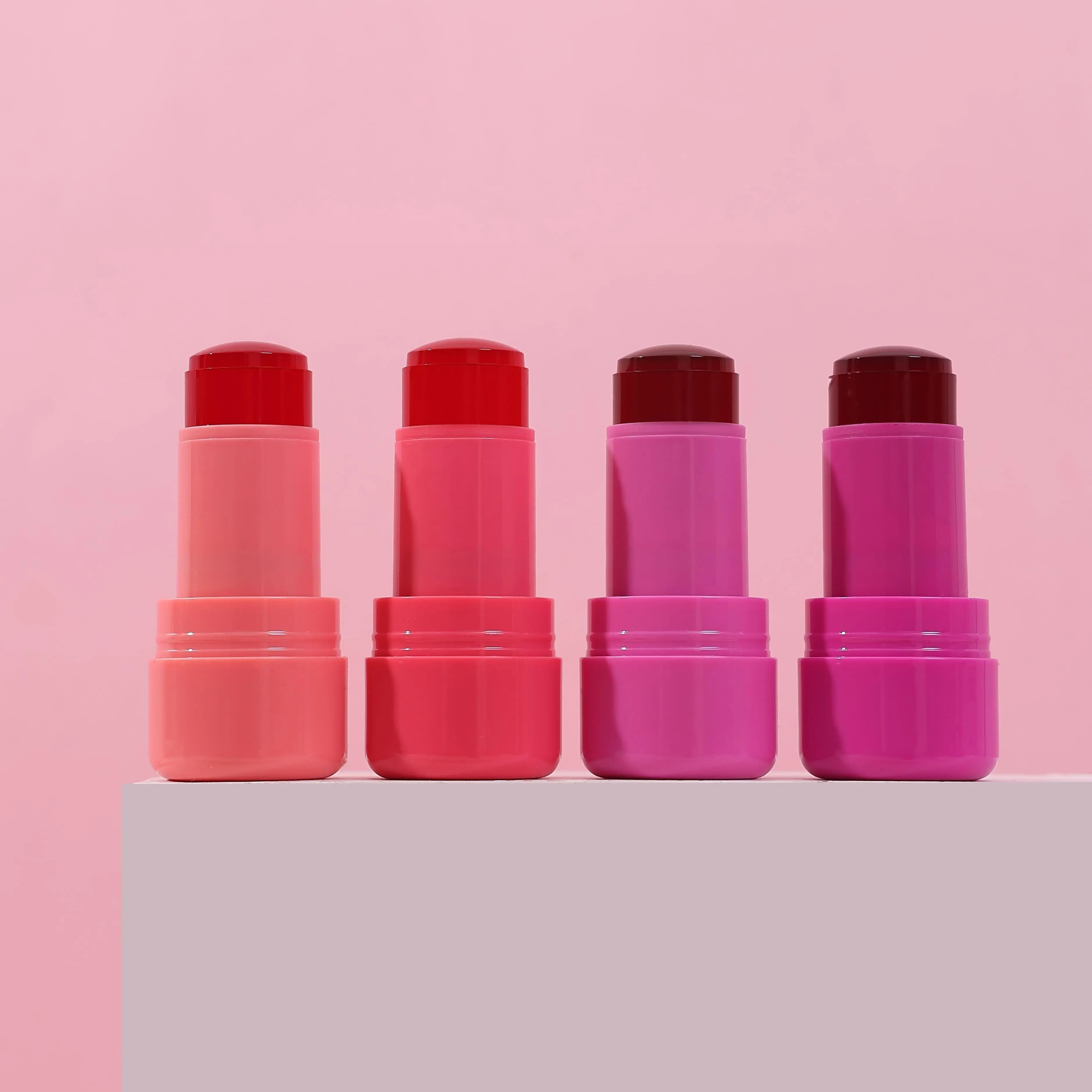 7Pcs Blush Glitter Set - Body Glow Natural Dimensional Blush Powder, Highlight Cooling Jelly Tint, Glitter Highlight Powder and Multi-Purpose Jelly Lip and Cheek Tint, Suitable for Women's Daily Makeup-SASA