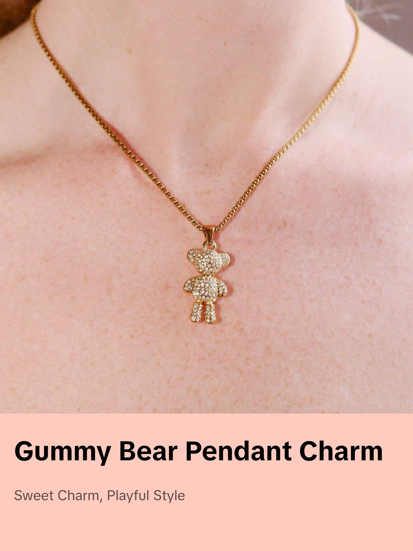 Gummy Bear Pendant Necklace