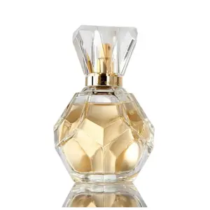 Diamonds Eau de Parfum For Women - Gold-Tone Glass Bottle with Geometric Design