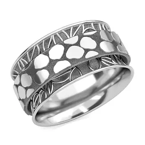 Platinum Over Sterling Silver Stackable Ring Size 10 Christmas Gifts