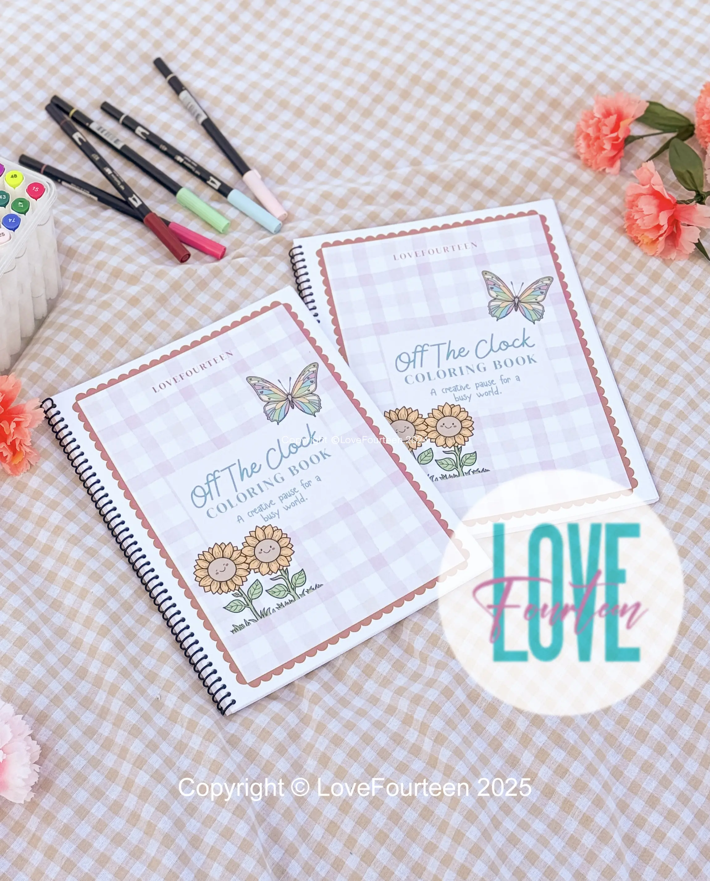 LoveFourteen Off The Clock - Coloring Book