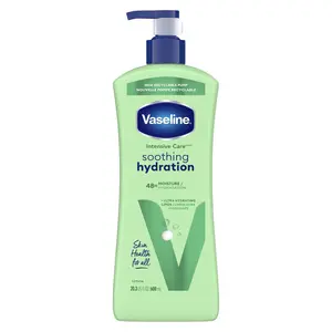 Vaseline Intensive Care Body Lotion Soothing Hydration for Women Dry Skin, 20.3 Oz Unilever