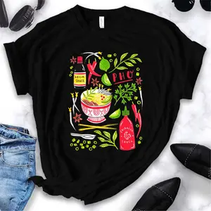 Vietnamese Pho Soup Sriracha  T-Shirt