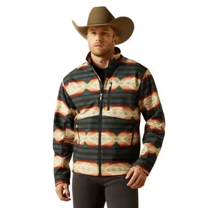 Ariat Men's Logo Softshell Red Southwest Jacket
