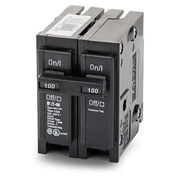 Corporation Br2100 Double Pole Interchangeable Circuit Breaker, 120/240V, 100-Amp by EATON CORPORATION