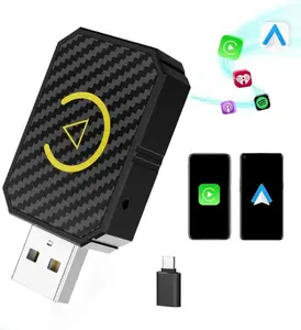 2026 Wireless carplay Adapter for iPhone/Android - Fast Connection,No Latency,Hands-Free Call wireless adapter Electronic Charger carplay dongle