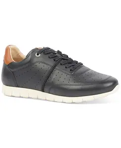 Barbour Women's Black Leather Asha Sneakers