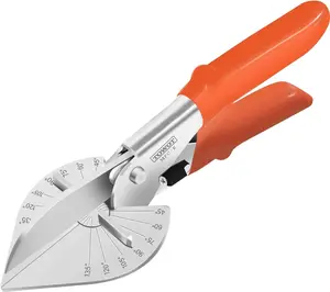Sharp Multi Angle Miter Shear Cutter, Adjustable at 45 To 135 Degree With Safety Lock Hand Tools for Cutting Plastic