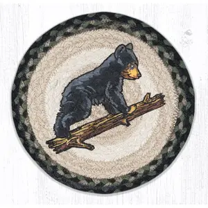 212 MAIN Fireproof Cub-Printed Round Trivet - 10x10 in, Waterproof, Coasters for Desk, Kitchen Tabletop Accessory for Tea & Coffeeware, MSPR-116