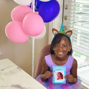 Strike a Pose Unique Afro Unicorn Birthday Card